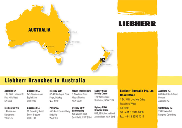 Liebherr Job Campaign Leaflet back