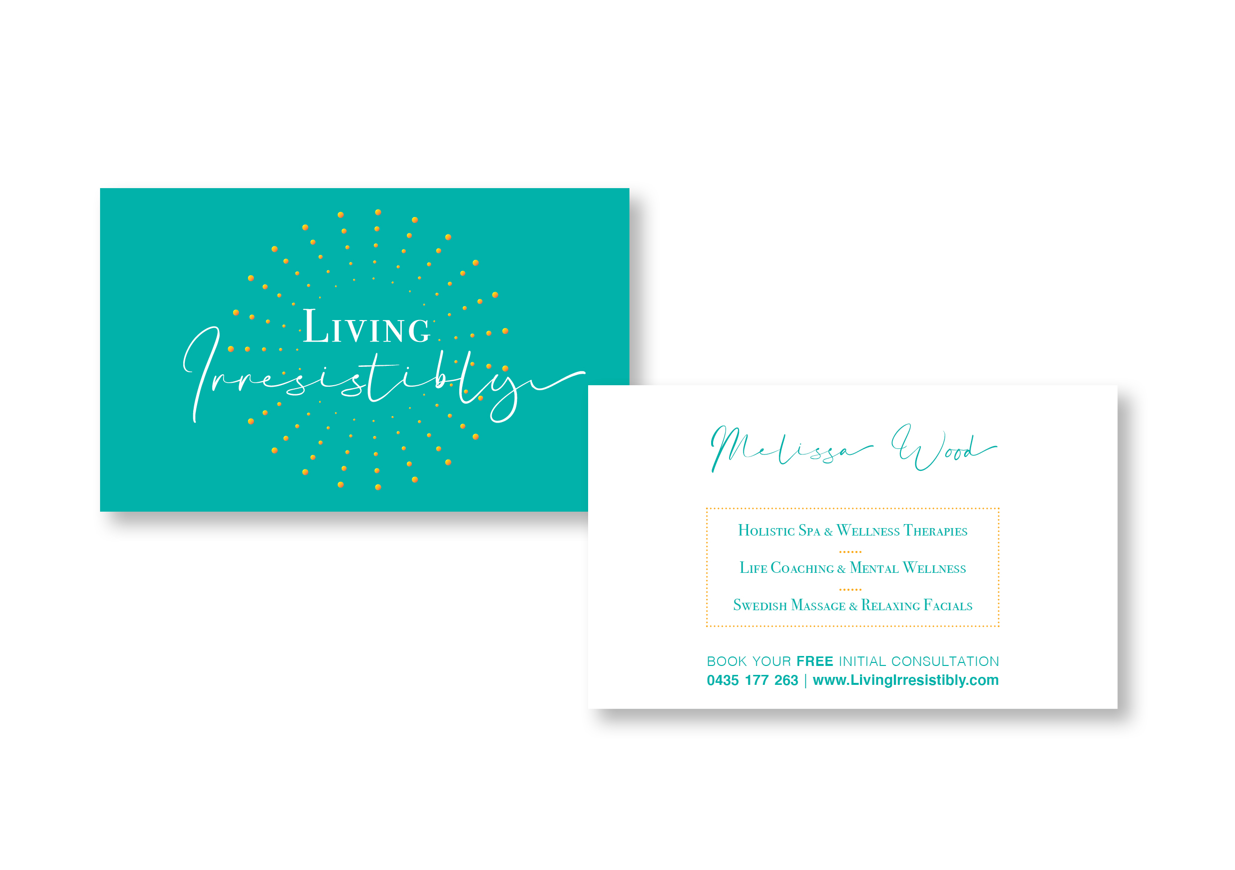 Living Irresistibly Business Card